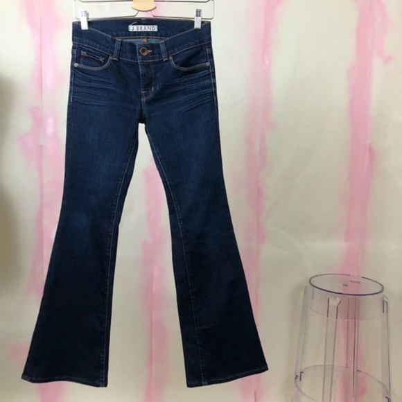 J Brand Petite Heartbreaker Dark Flare Wide Leg - Picture 2 of 8